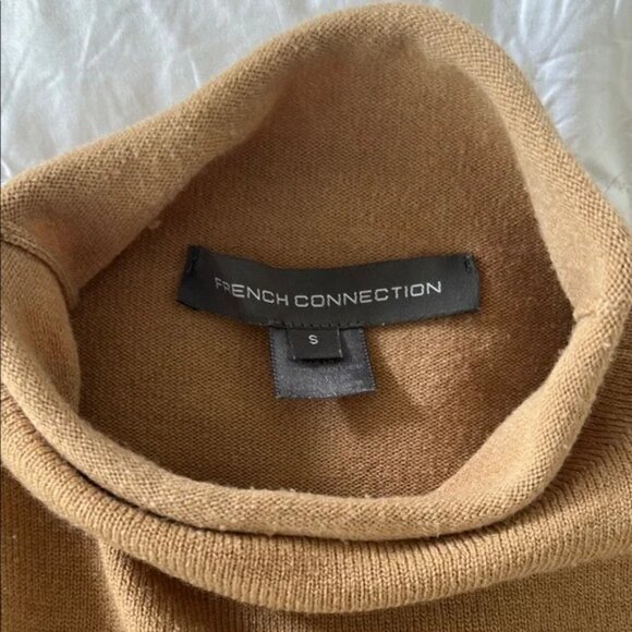 French Connection Camel Babysoft Bell-Sleeve Sweater - Picture 4 of 5